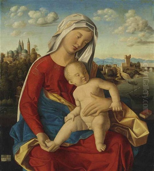 Madonna And Child Oil Painting by Bartolomeo Veneto