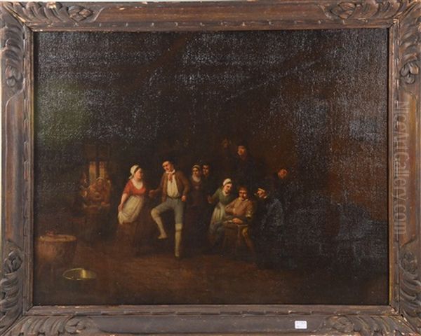 Fete Flamande Oil Painting by Charles Venneman