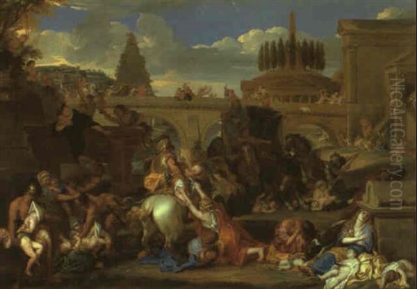 Le Massacre Des Innocents Oil Painting by Francois Verdier