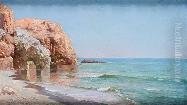 Playa Oil Painting by Ricardo Verdugo Landi