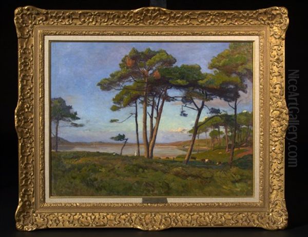 Bord De Mer Oil Painting by Raymond Jean Verdun