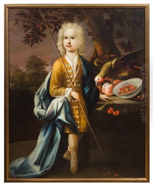 Portrait Of Sir Philip Sidney, Fifth Earl Of Leicester Oil Painting by Herman Verelst