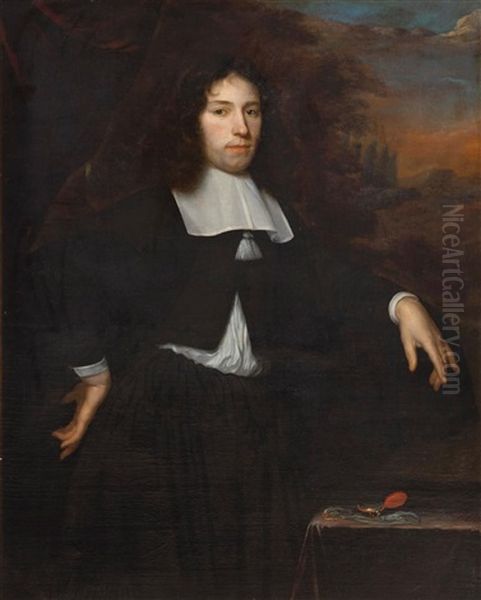 Retrato De Caballero Oil Painting by Herman Verelst