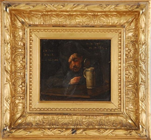 Als Den Drank Is In De Man Oil Painting by Tobias Verhaecht