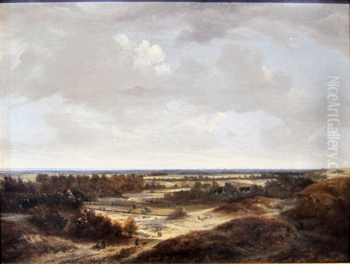 Dune Landscape Oil Painting by Jan Vermeer van Haarlem the Elder