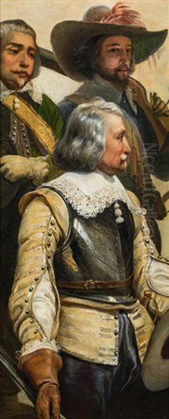 L'arrestation Des Princes Oil Painting by Horace Vernet