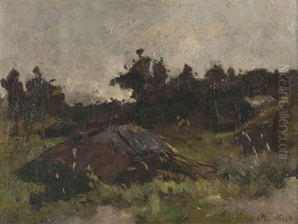 Surroundings Of Bergen Oil Painting by Floris Verster