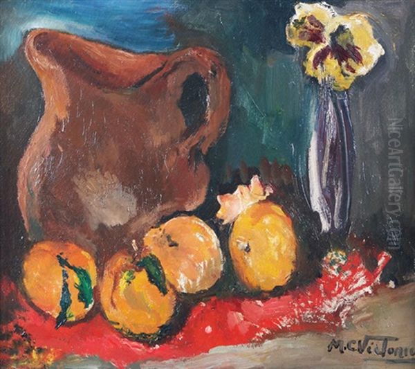 Composicion Oil Painting by Miguel Carlos Victorica