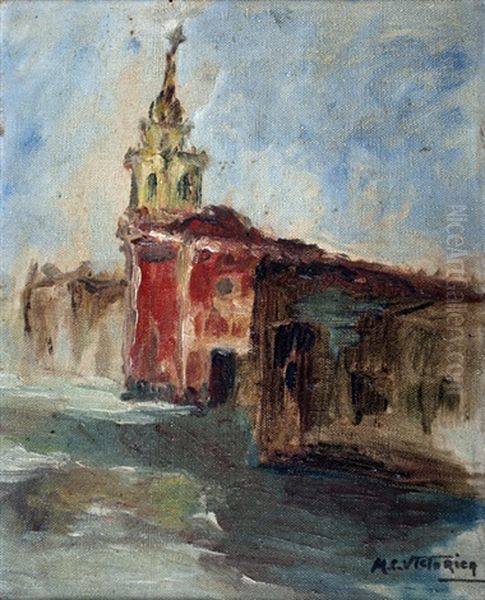 Capilla Oil Painting by Miguel Carlos Victorica