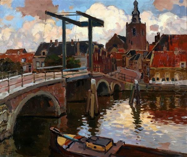 Overschie, Rotterdam Oil Painting by Bernard, Ben Viegers