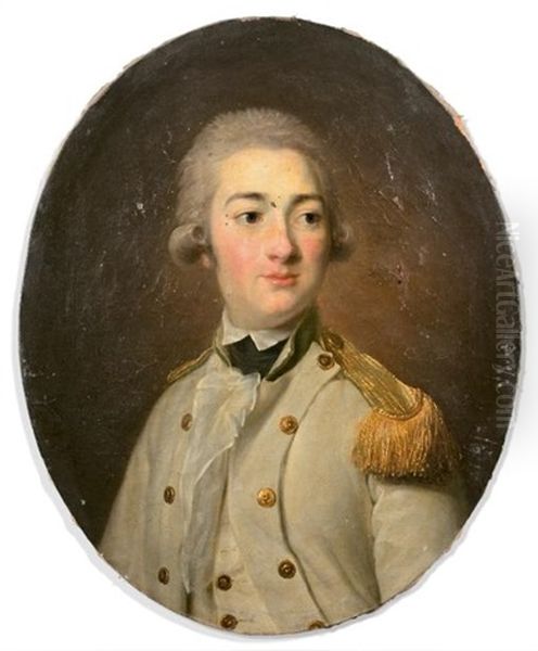 Portrait De Jeune Fantassin Oil Painting by Elisabeth Vigee-Lebrun