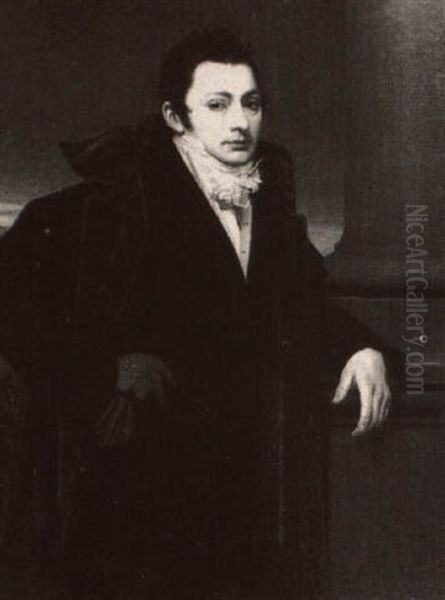 Portrait Of A Polish Count Oil Painting by Vignaud, Jean