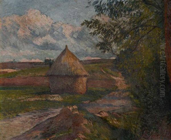 La Grande Meule Oil Painting by Victor-Alfred-Paul Vignon