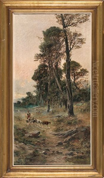 Paisaje Oil Painting by Jose Vilar Torres