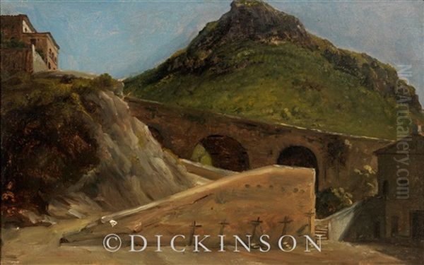 Circenses (the Circus Performers) Oil Painting by Auguste Jean Bapt. Vinchon