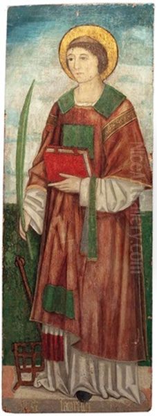 Der Hl. Diakon Und Martyrer Laurentius Oil Painting by Alvise Vivarini
