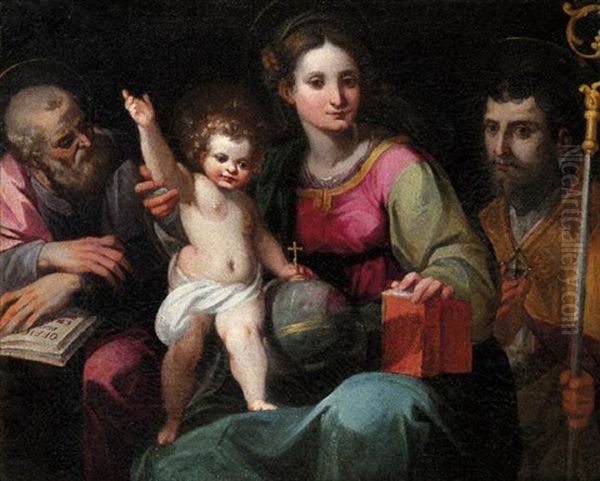 Madonna Col Bambino, San Giuseppe E San Marcellino D
