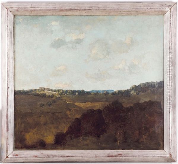 Landschaft Oil Painting by Hermann Voeckerling