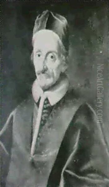 Portrait Of A Pope Oil Painting by Alexander Voet the Elder