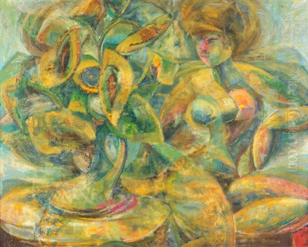 Divka Oil Painting by Josef Vohrabel