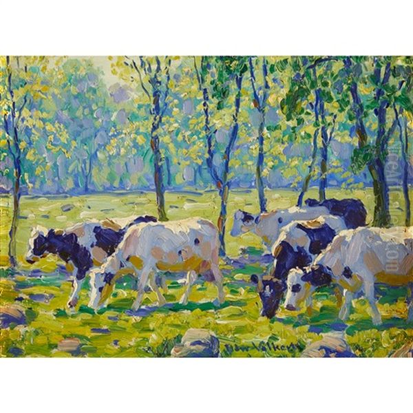 May Morning Oil Painting by Edward Charles Volkert