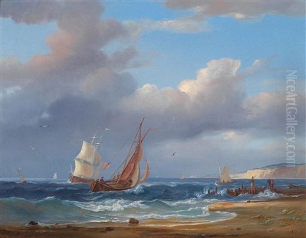 Maritime Painting Oil Painting by Adolf Vollmer