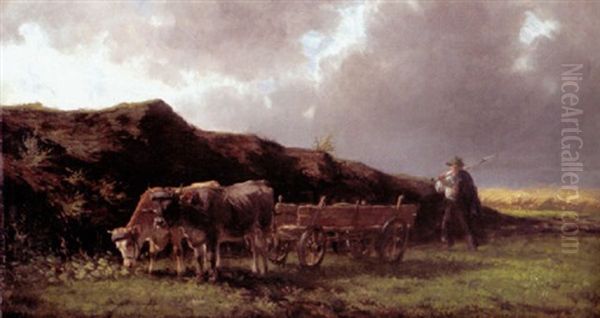 Naturgewalten Oil Painting by Voltz, Johann Michael