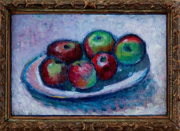 Portrait Of A Woman Oil Painting by Alexei Jawlensky