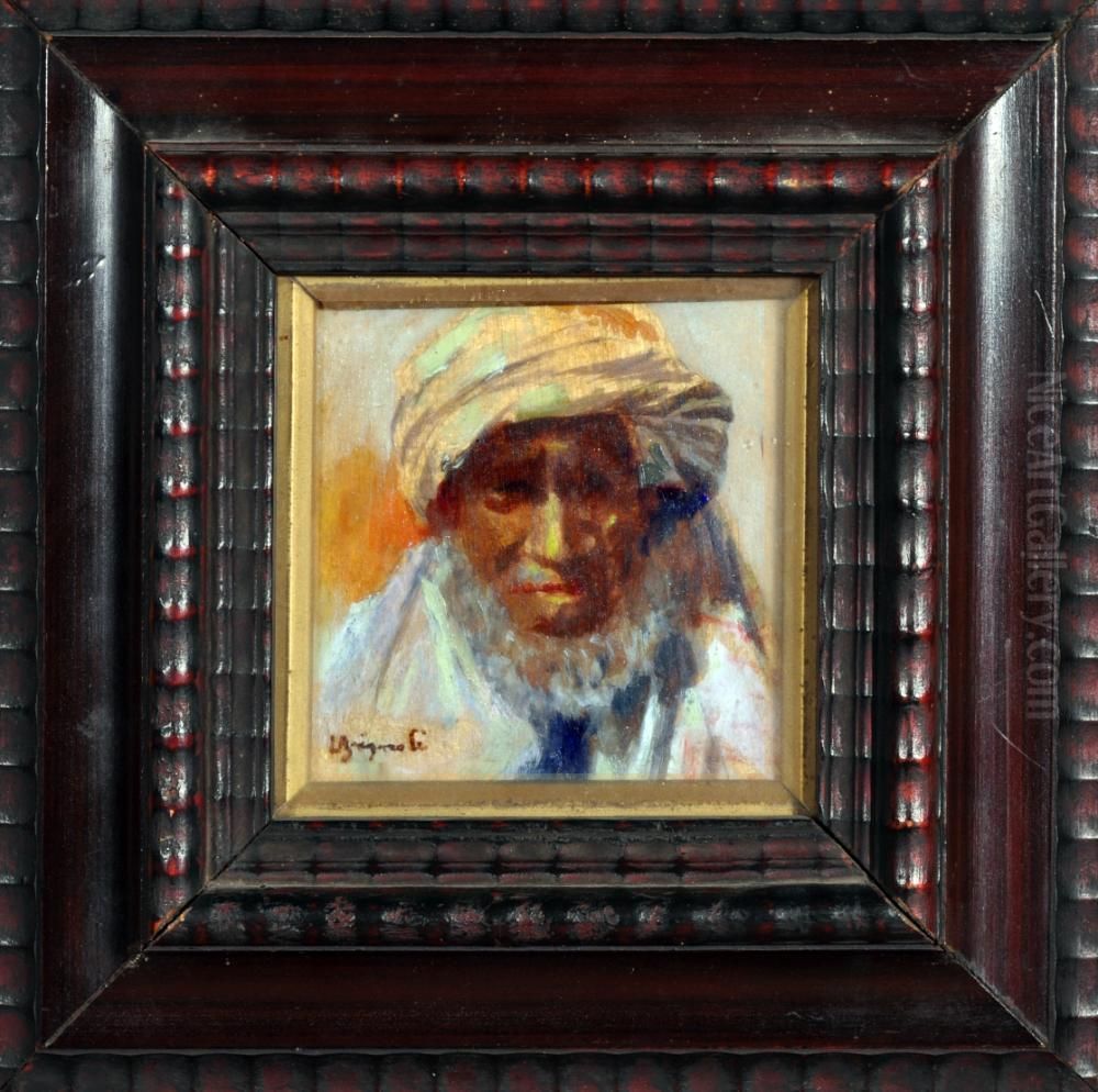 Arabo Oil Painting by Luigi Brignoli