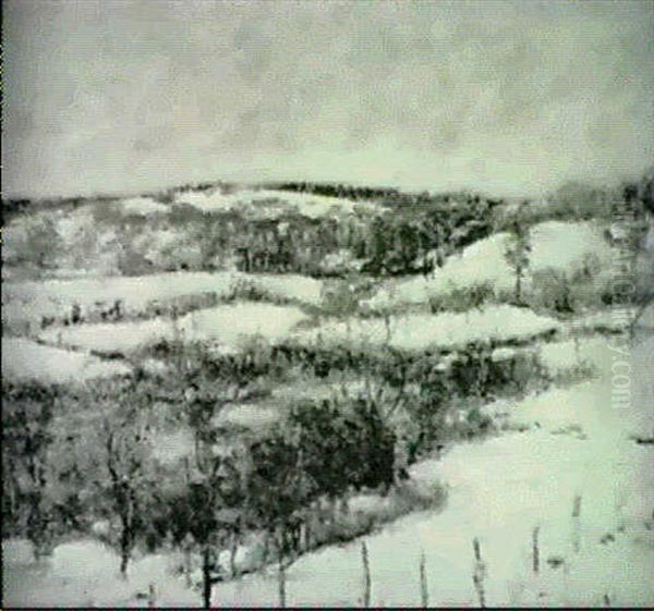 More Snow Coming Oil Painting by Clark Greenwood Voorhees