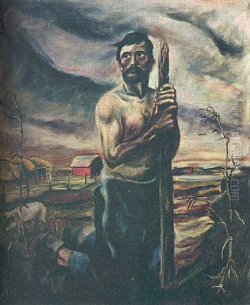 The Saint Oil Painting by Joseph Paul Vorst