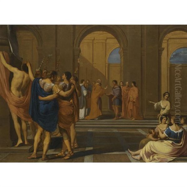 The Decree Of Constantine Oil Painting by Remi Vuibert