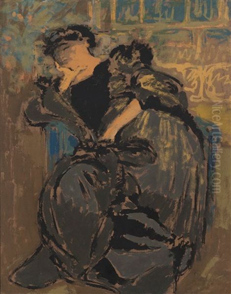 Judith Und Holofernes Oil Painting by Jean-Edouard Vuillard