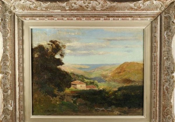Paysage Du Sud Oil Painting by Gaston Vuillier