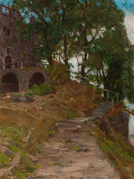 Alt Liebenstein Oil Painting by Nicolaes van der Waay