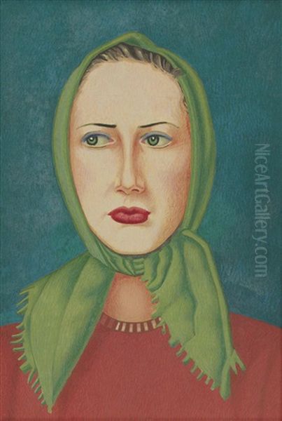 Myra Chigerovitch Oil Painting by Edward Wadsworth