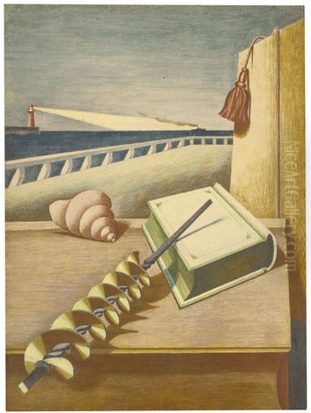 Au Revoir Oil Painting by Edward Wadsworth