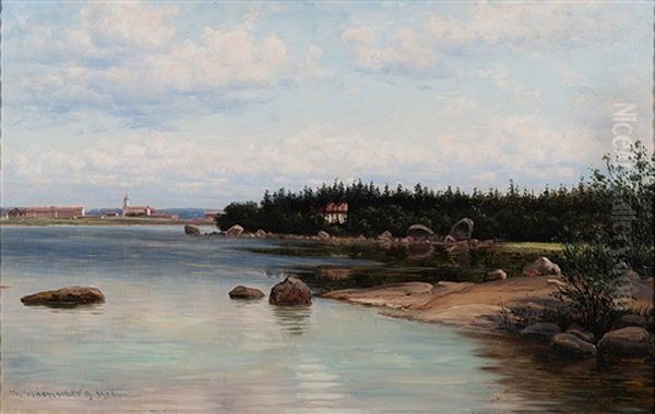View Over Vyborg Oil Painting by Thorsten Waenerberg