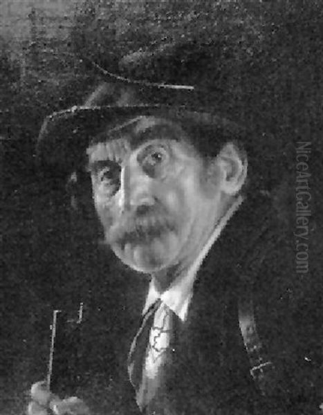 Portrait Of A Man Oil Painting by Richard Carl Wagner