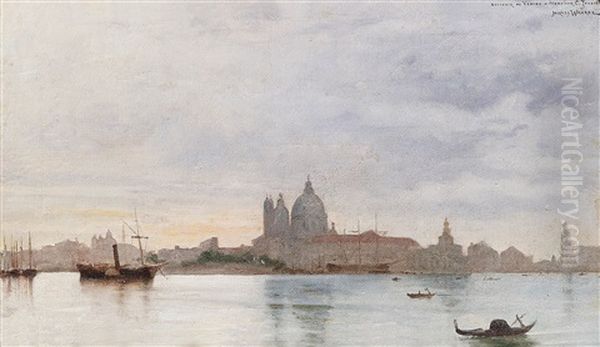 Vy Over Venedig Oil Painting by Jacques-Clement Wagrez