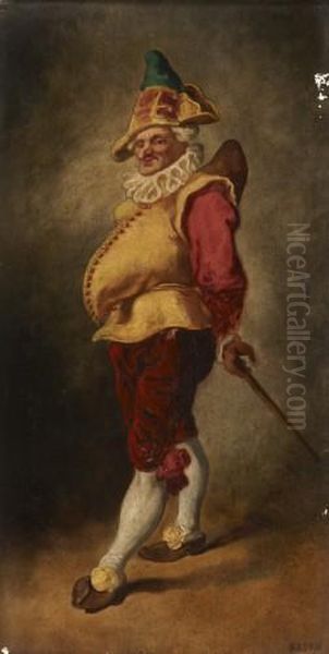 Polichinelle Oil Painting by Brion, Gustave