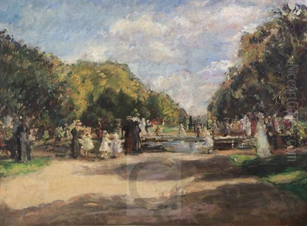 Hampton Court Oil Painting by Ethel, Dame Walker