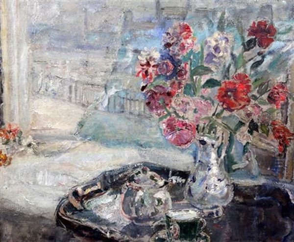The Studio Window Oil Painting by Ethel, Dame Walker