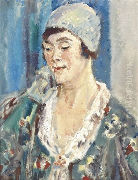 Miss Sylvia Little Oil Painting by Ethel, Dame Walker