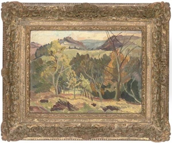 Autumn, West Of England Oil Painting by Robin Wallace