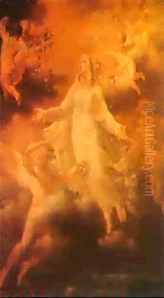 L'assomption De La Vierge Oil Painting by Emmanuel Wallet