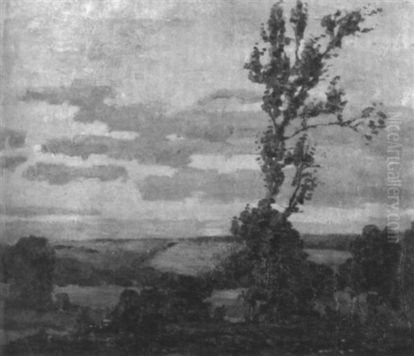 The Lone Tree Oil Painting by Christian J. Walter