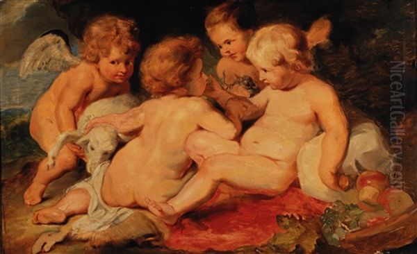 Jesus Oil Painting by Ottokar Walter