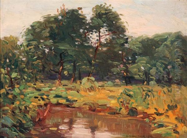 In The Berkshires Oil Painting by Charles H. Walther
