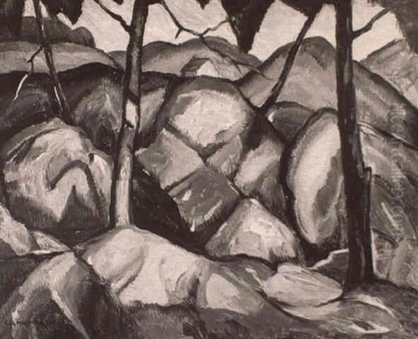 In The Berkshires Oil Painting by Charles H. Walther